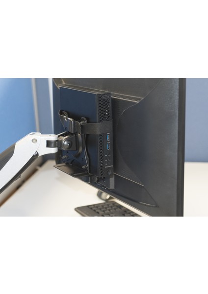 Masa Montajı Için Çok Işlevli Mini Masaüstü Pc Tutucu. O. Braket Arasında, VESA75X75,100X100 fırsatları