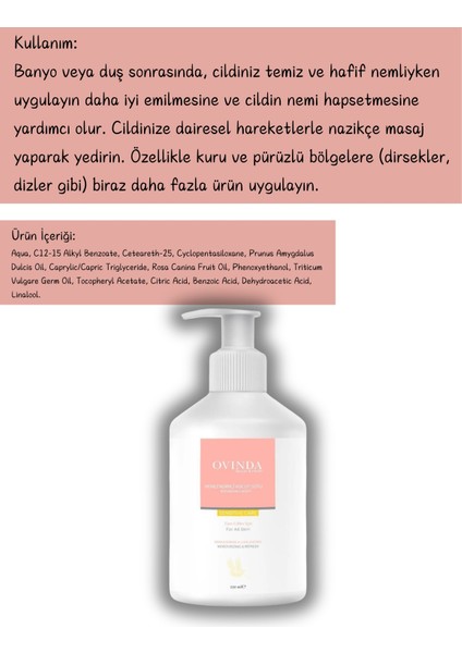 Nemlendirici Vücut Sütü 250 ml