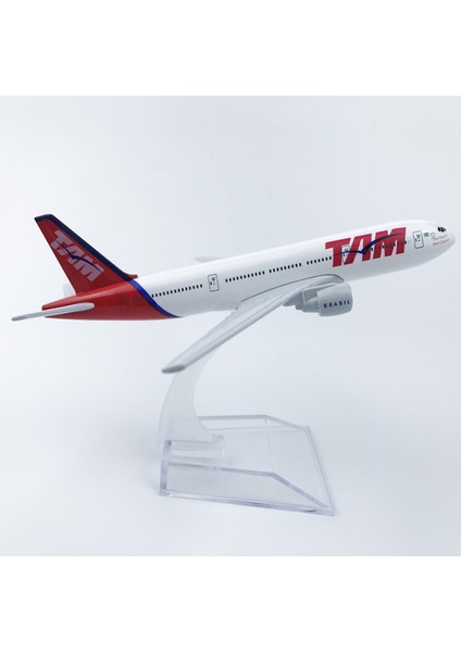 Brezilya Tam Boeing 777 16CM Alaşım Uçak Modeli (Yurt Dışından)