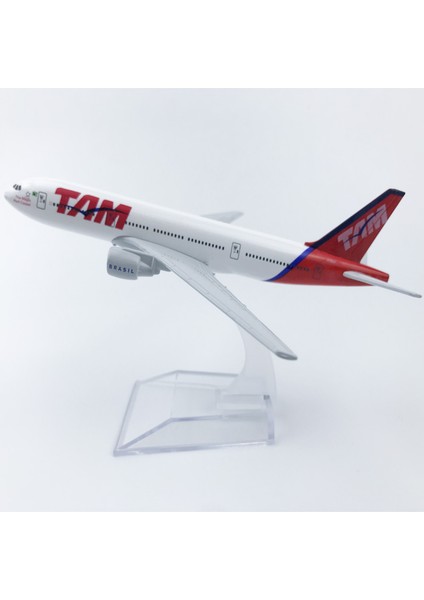 Brezilya Tam Boeing 777 16CM Alaşım Uçak Modeli (Yurt Dışından)