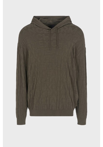 Regular Fit Kapüşonlu Yaka Örme Kazak Erkek Kazak 6DZM1B ZM4DZ 1897
