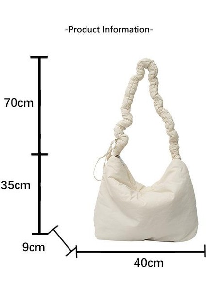 Omuz Çantası Çapraz Çanta Taşınabilir Yüksek Kaliteli ve Konforlu Naylon Malzeme Sade Stil, Gri (Yurt Dışından) modelleri
