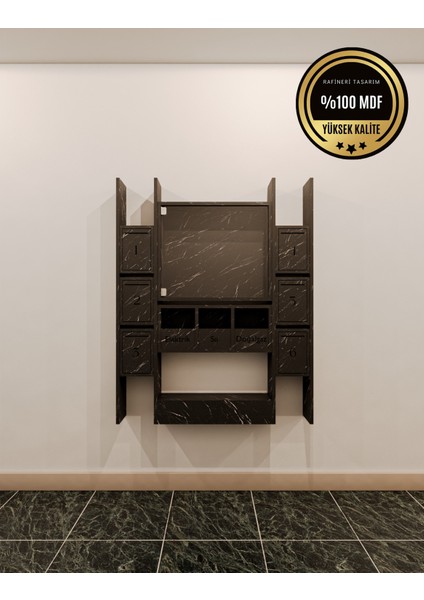 Elips Posta Kutusu Mdf 6 ' Lı fiyatları