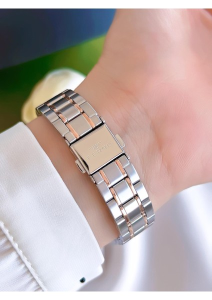 Çelik Kordon Iyon Kaplama Kasa 3 Atm Suya Dayanıklı Kadın Kol Saati+Bileklik BFL21464-EX modelleri