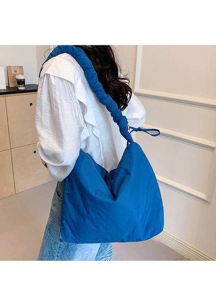 Omuz Çantası Çapraz Çanta Taşınabilir Yüksek Kaliteli ve Konforlu Naylon Malzeme Sade Stil, Yeşil (Yurt Dışından) fiyatları