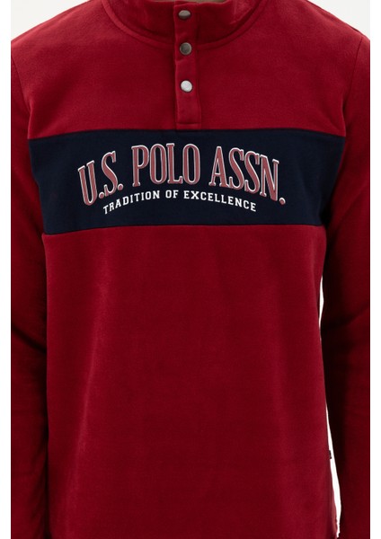 U.S. Polo Assn. Erkek Bordo Pijama Takım 50301718-VR014