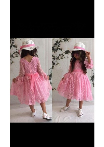 Kız Çocuk Elbise Pembe
