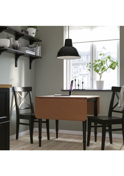 Danderyd Katlanır Mutfak Masası Katlanabilir, 74/134X80 cm