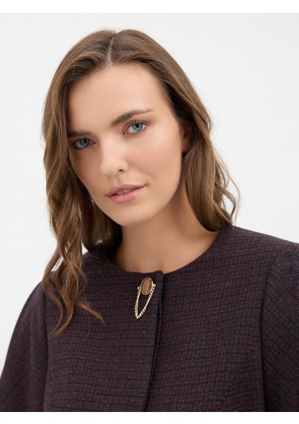 Kadın Ceket-Bordo / Siyah fırsatları