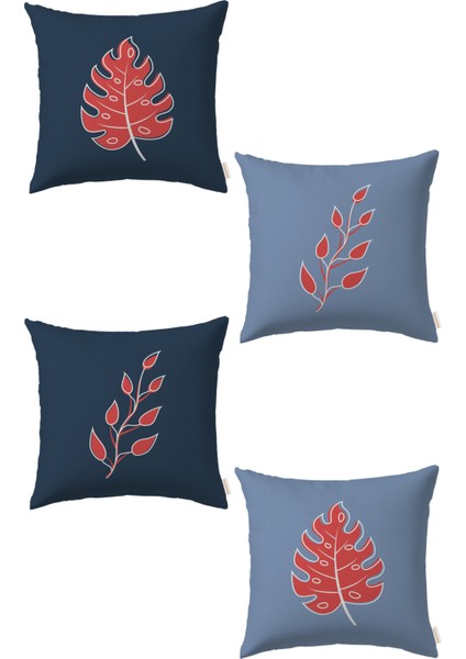 Çiçek 4’lü Kırlent Kılıf DS32