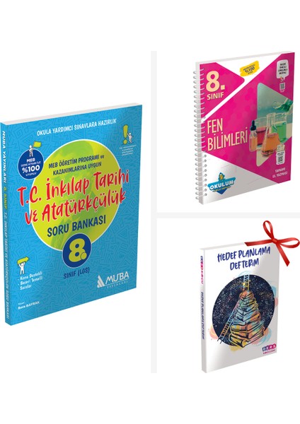 8.sınıf Inkılap T. Soru B. ve Fen B. Okulum Defteri Konu Anlatımı