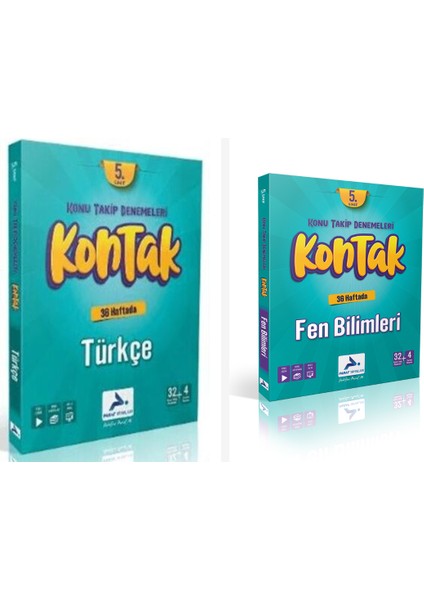 5. Sınıf Kontak 36 Haftada Fen Bilimleri & Türkçe