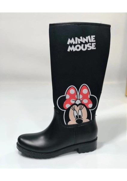 Suya Dayanıklı Anne Kız Micky Mouse Desenli Yağmur Çizmesi fırsatları