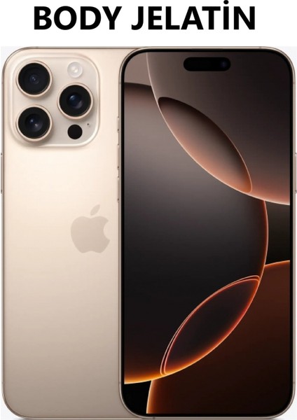 Iphone 16 Pro Max Uyumlu 360 Derece Arka Hidrojel Film Koruma Body Jelatin