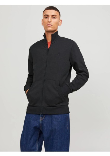 Jack&jones 12250737 Onu Fermuarlı Rıbana Yaka 2 Ceplı Sweat