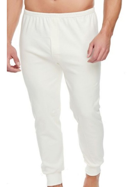 Erkek Kışlık Uzun Alt İçlik İnterlok Pijama %100 Pamuk Tutku 0113