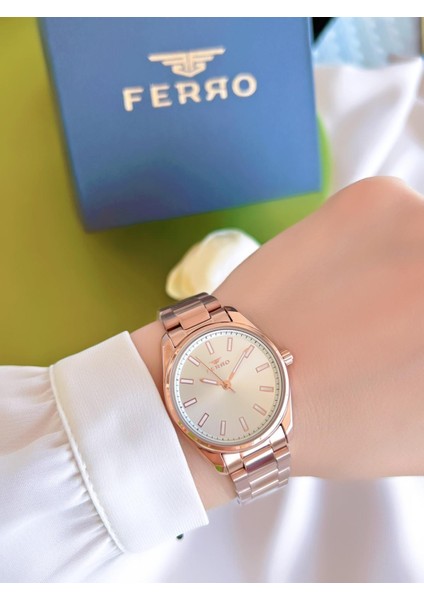 Çelik Kordon Iyon Kaplama Kasa 3 Atm Suya Dayanıklı Kadın Kol Saati+Bileklik BFL21161-SY fiyatları