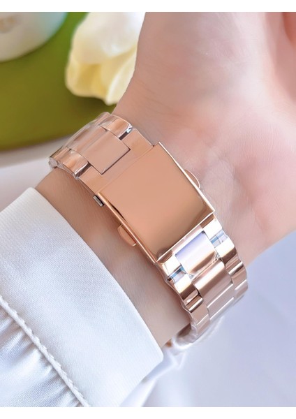 Çelik Kordon Iyon Kaplama Kasa 3 Atm Suya Dayanıklı Kadın Kol Saati+Bileklik BFL21161-SY modelleri