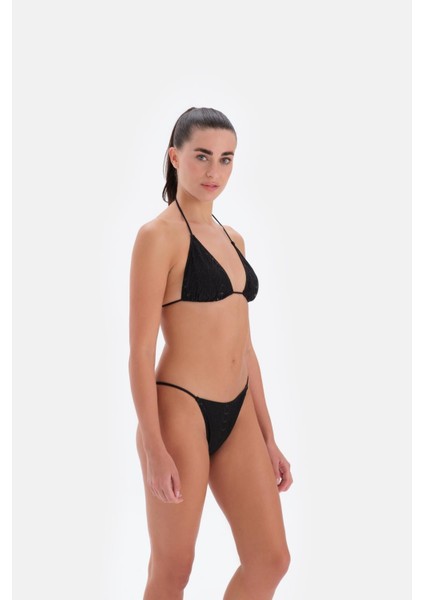 3337BK Üçgen Bikini Tk - Siyah