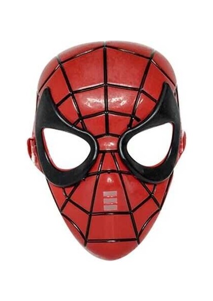 Spiderman Maske Kırmızı Siyah