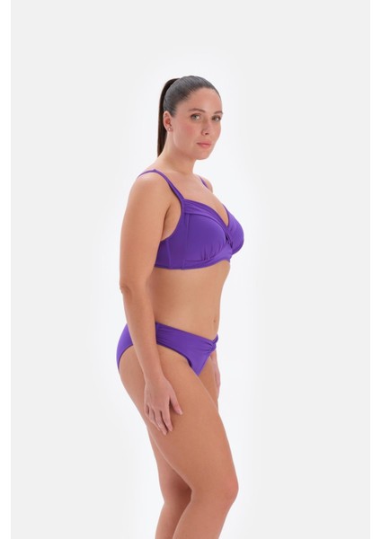 3228BK Kaplı Bikini Tk - Mor