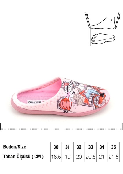 Kız Çocuk Kışlık Tasarım Rahat Sessiz Taban Gondol Ev Bahçe Terlik fiyatları