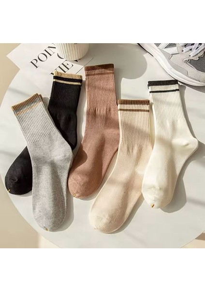 5’li Erkek Unısex Kışlık Kalın Havlu Kolej Çorap Set