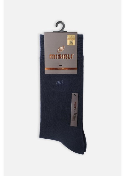 Erkek Modal Tekli Jean Soket Çorap M 61001 J