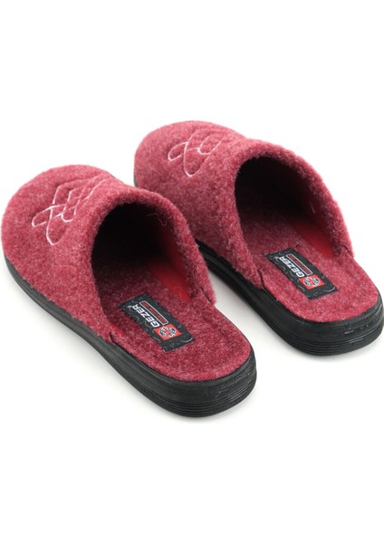 Kadın Kışlık Keçe Nakışlı Kalp Tasarım Ev Bahçe Terlik fırsatları