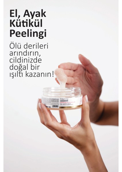 Urea & Jojoba Oil İçerikli Onarıcı El ve Ayak Kütikül Bakım Peelingi 200 gr