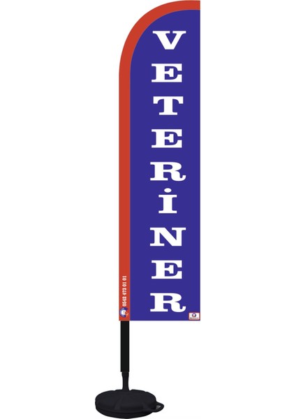 Veteriner Yelken Bayrak (75X400CM)