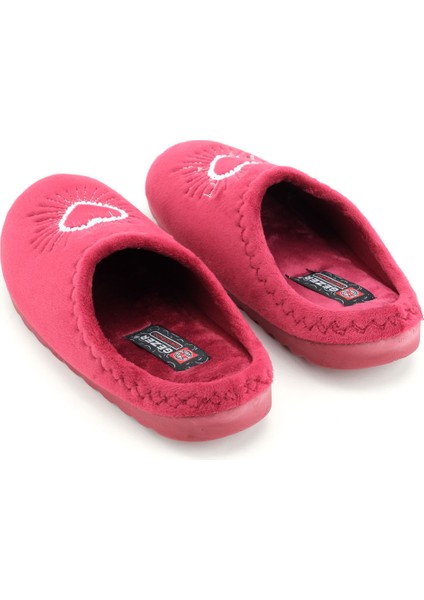 Kadın Kışlık Nakışlı Kalp Tasarım Rahat Taban Ev Bahçe Gondol Terlik fırsatları