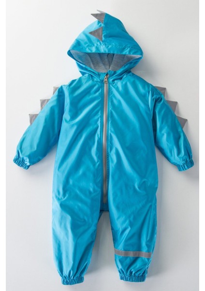 Yeni Sezon Sevimli Dinazor Dikenli Pamuk Astarlı Kapüşonlu Çocuk-Bebek Yağmurluk Tulum Mont Yeni Sezon Sevimli Dinazor Dikenli Pamuk Astarlı Kapüşonlu Çocuk-Bebek Yağmurluk Tulum Mont