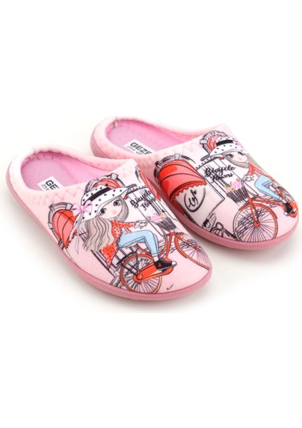 Kız Çocuk Kışlık Tasarım Rahat Sessiz Taban Gondol Ev Bahçe Terlik modelleri