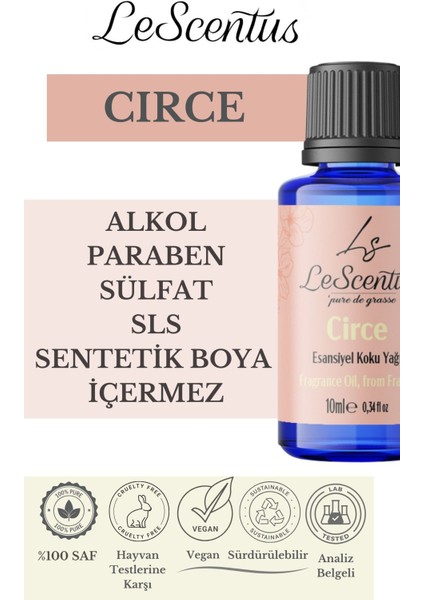 Le Scentus Cırce Esansiyel Koku Yağı Oda KOKUSU10ml