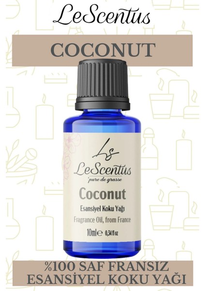 Le Scentus Coconut Esansiyel Koku Yağı Odakokusu 10ml