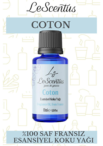 Le Scentus Coton Esansiyel Koku Yağı Oda Kokusu 10ml