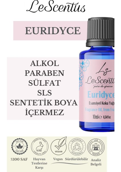 Le Scentus Euridyce Esansiyel Koku Yağı Oda KOKUSU10ml