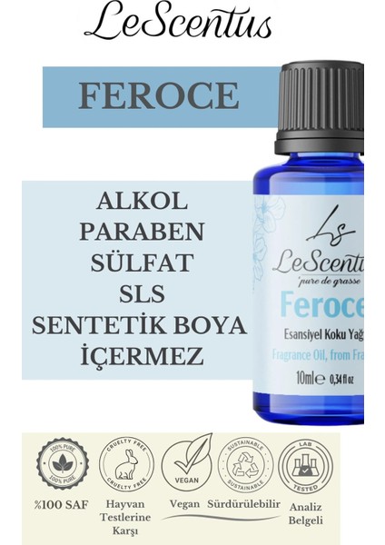 Le Scentus Feroce Esansiyel Koku Yağı Oda KOKUSU10ml