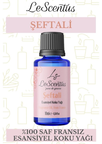 Le Scentus Şeftali Esansiyel Koku Yağı Oda Kokusu 10ml