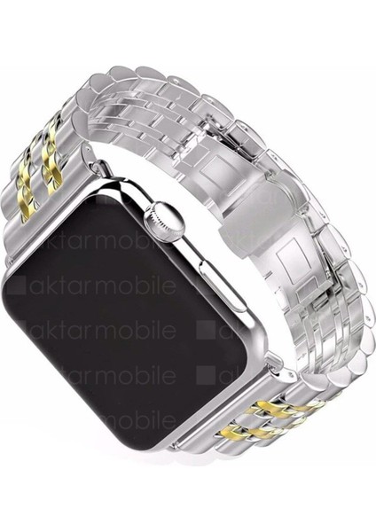 Apple Watch 10 / 11 46 mm Uyumlu Metal Kordon Premium Paslanmaz Çelik Kayış fırsatları