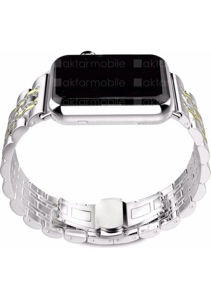 Apple Watch 10 / 11 46 mm Uyumlu Metal Kordon Premium Paslanmaz Çelik Kayış indirimleri