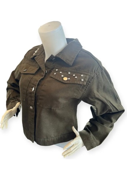 Kadın Taş Işlemeli Denimceket modelleri
