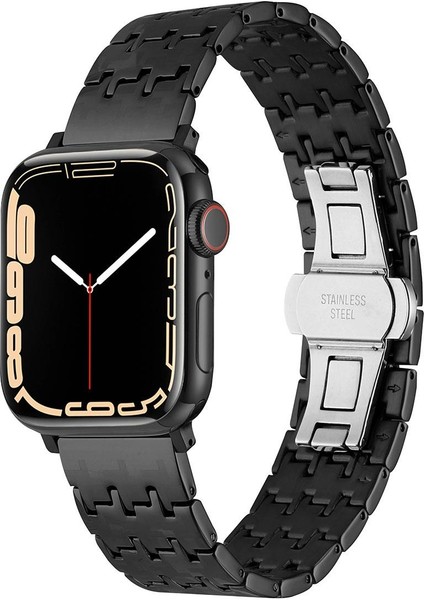 Apple Watch 10 / 11 46 mm Metal Kordon Şık Zikzak Tasarım Premium Paslanmaz Çelik Kayış fiyatları