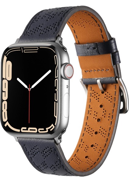Apple Watch 10 46 mm Uyumlu Suni Deri Kordon Kayış Watch Band / Strap fiyatları