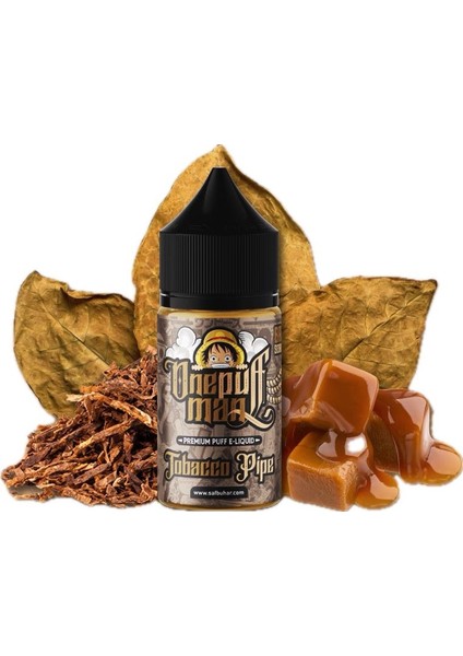 One Puff Man Tobacco Pıpe - 30ml/50mg (%5mg) Salt - Ingiliz Premium Likit Aroma