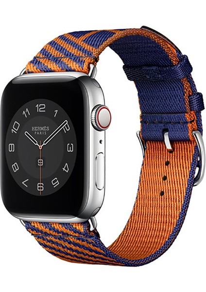 Apple Watch 10 46 mm Uyumlu Hermes Hasır Kumaş Kordon Renkli Özgün Tasarım Kayış fiyatları