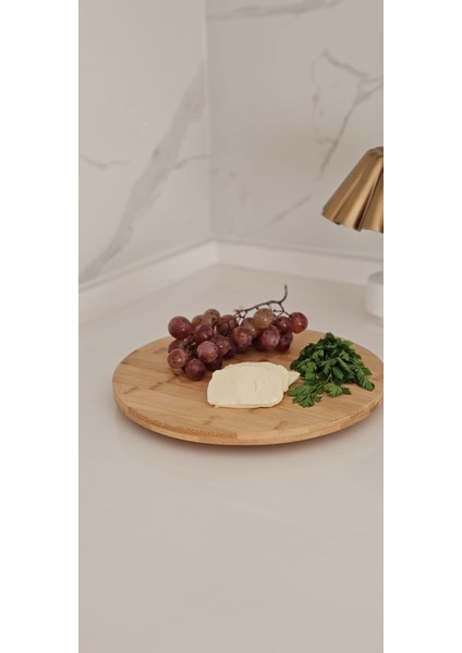 Daima Home Bambu Döner Sunumluk 31 cm