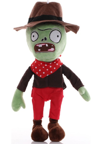 Plants Vs Zombies Kovboy Zombi Peluş Oyuncak 30CM (Yurt Dışından)