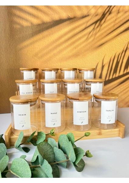 Bambu Merdiven Baharatlık | Kavanoz Standı 30 Cm fiyatları